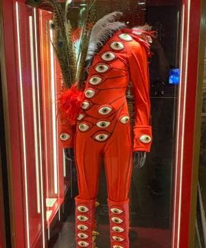 A new costume at Queen: The Studio Experience